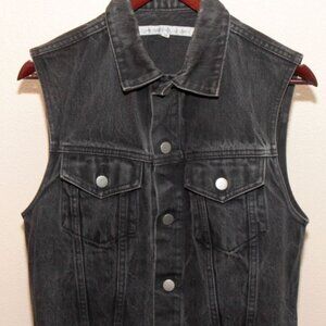John Lawrence Sullivan  Washed Denim Vest